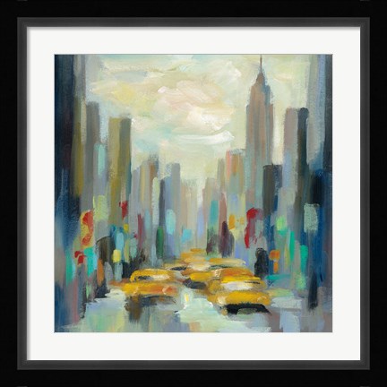 Framed Manhattan Sketches II Print