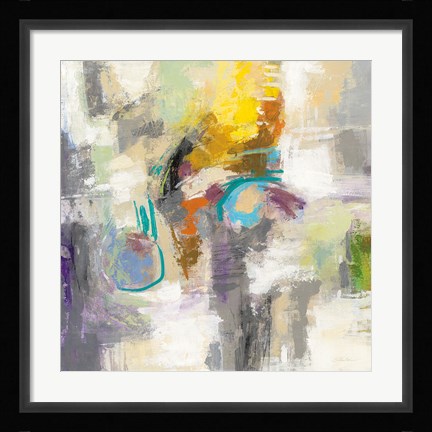 Framed Chalk on Asphalt Print