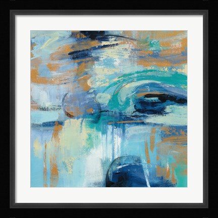 Framed Sapphire Ring Print