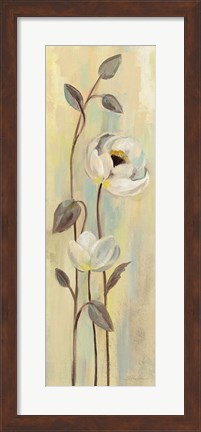 Framed Neutral Anemone Branches I Print