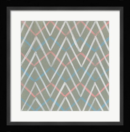 Framed Parisian Floral Element II Print