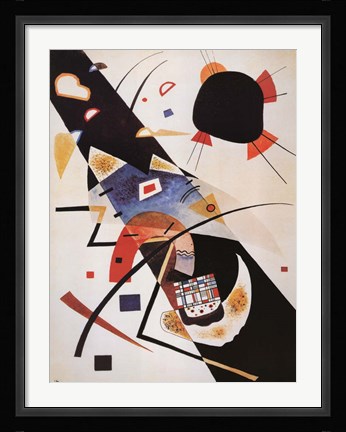 Framed Two Black Spots Print