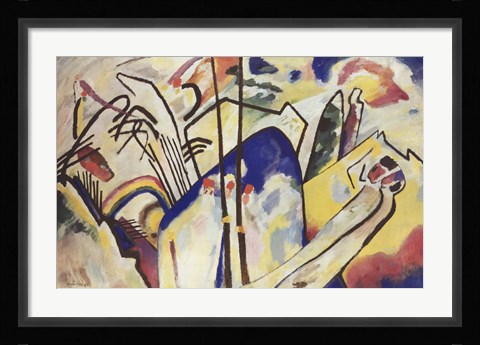 Framed Komposition 4 ,1939 Print