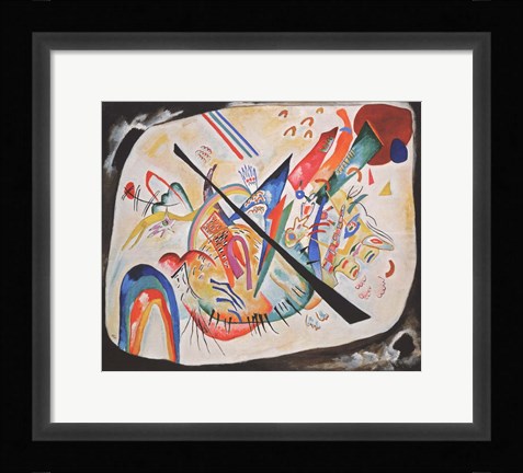 Framed White Oval, 1919 Print