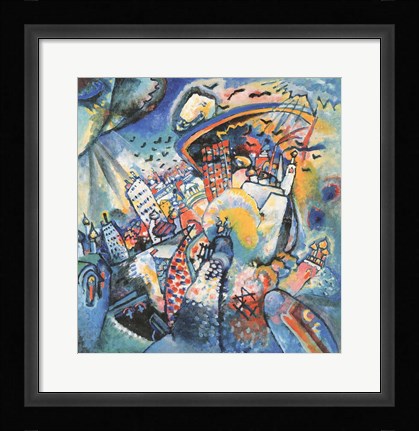 Framed Red Square in Moscow, 1916 Print