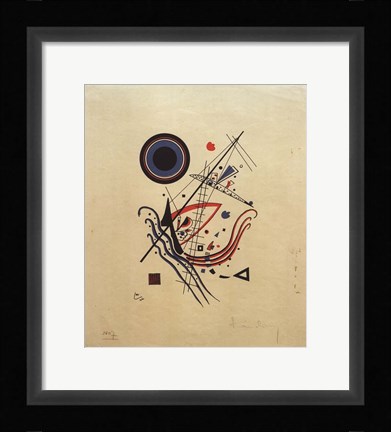 Framed Blue, 1922 Print