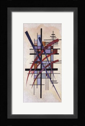 Framed Zeichen mit Begleitung Print