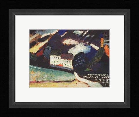 Framed Murnau, Schloss und Kirche II. Ca. 1909 Print