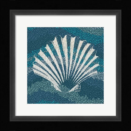 Framed Sea Glass I Print