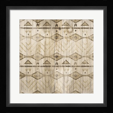 Framed Natural History Lodge Pattern VII Print
