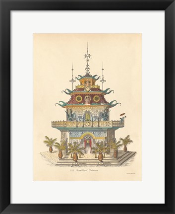 Framed Pavillion Chinois Print