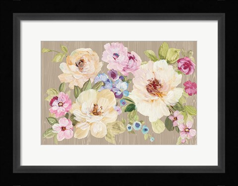 Framed Driftwood Garden IX Print