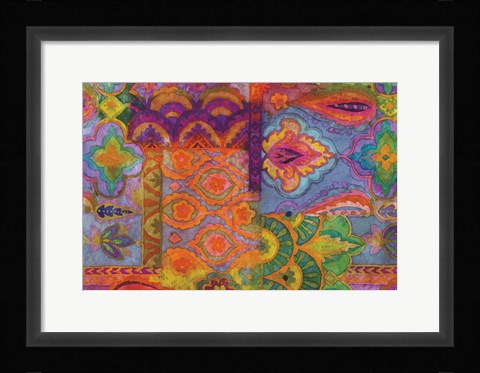 Framed Boho Bright Print