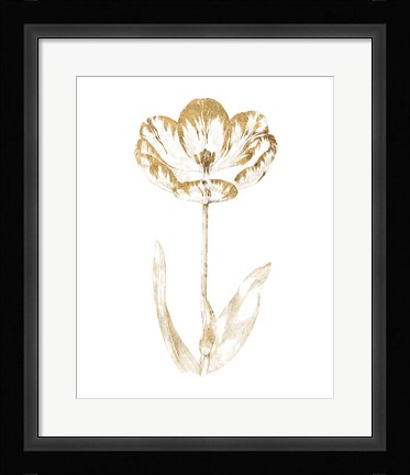 Framed Gilded Botanical VI Print