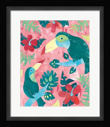 Framed Jungle Jive I Print