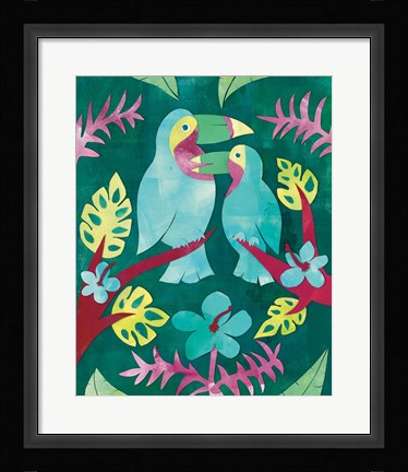 Framed Jungle Jive II Print