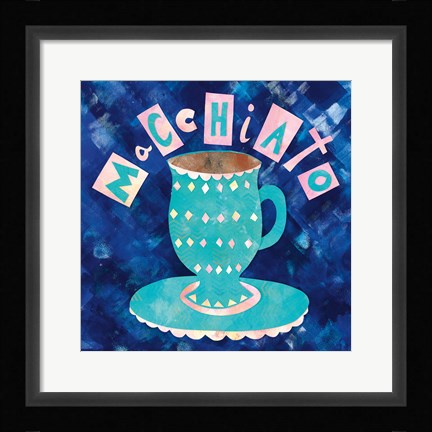 Framed Cafe Collage III Print