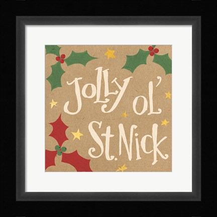 Framed Vintage St.Nick VII Print