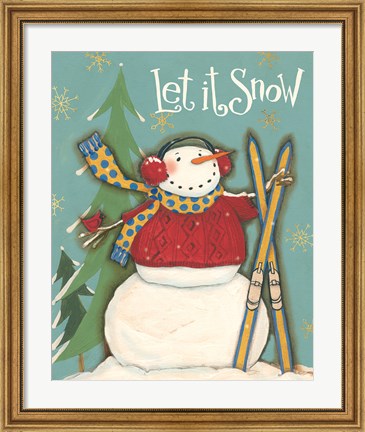 Framed Snowmen Season III Print