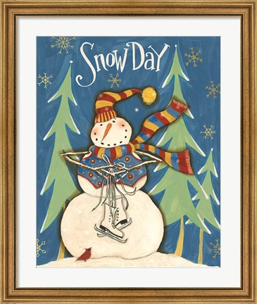 Framed Snowmen Season IV Print