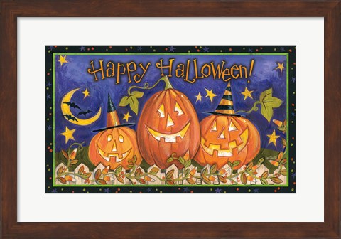 Framed Halloween Wishes I Print