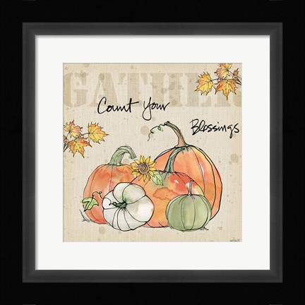 Framed Be Thankful IV Print