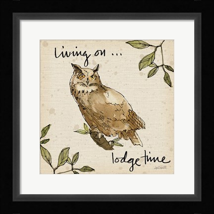 Framed Lodge Life VI Print