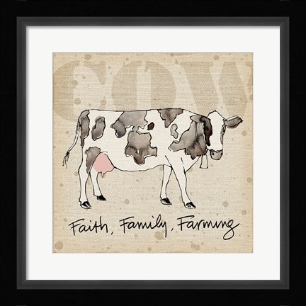 Framed Farm Life I Print