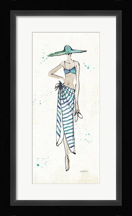 Framed Beach Divas III Print