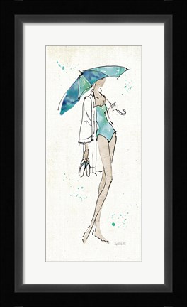 Framed Beach Divas I Print