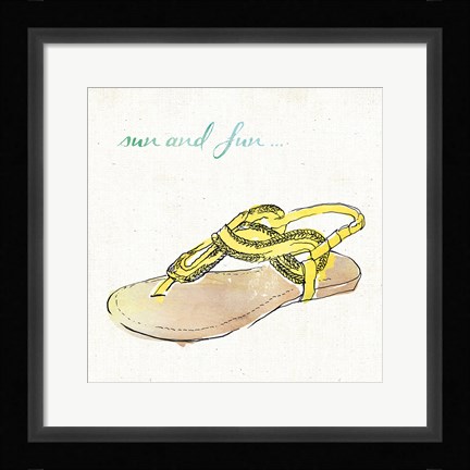 Framed Surfs Up VII Print