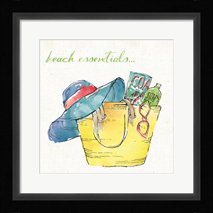 Framed Surfs Up III Print