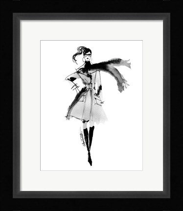 Framed Modern Fashion I Print