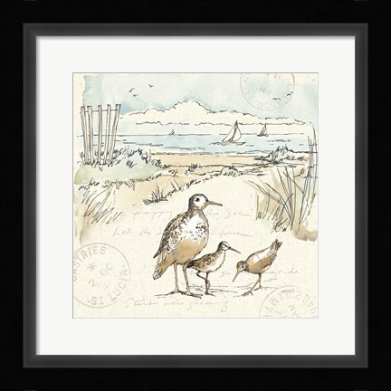 Framed Coastal Breeze X Print