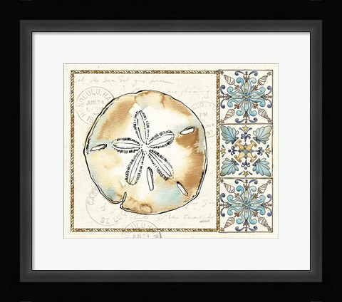 Framed Coastal Breeze II Print