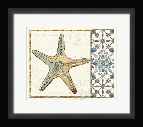 Framed Coastal Breeze IV Print