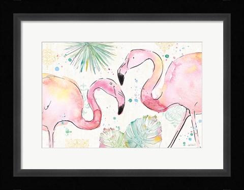 Framed Palm Passion I Print