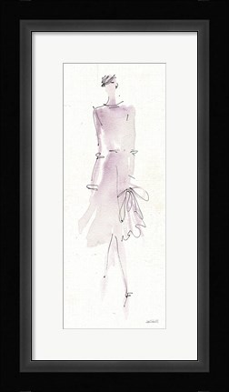 Framed La Fashion I Print