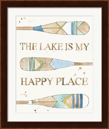 Framed Lakehouse III Print