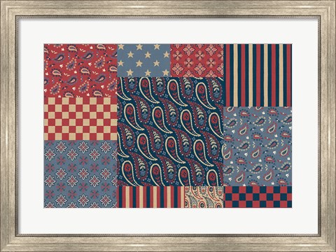 Framed American Country VI Print