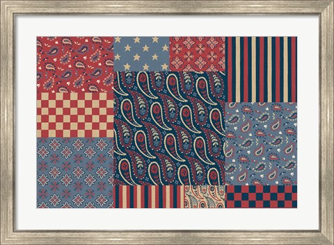 Framed American Country VI Print