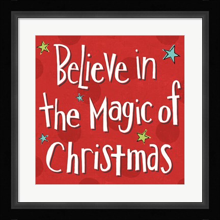 Framed Whimsy Winterland VI Print