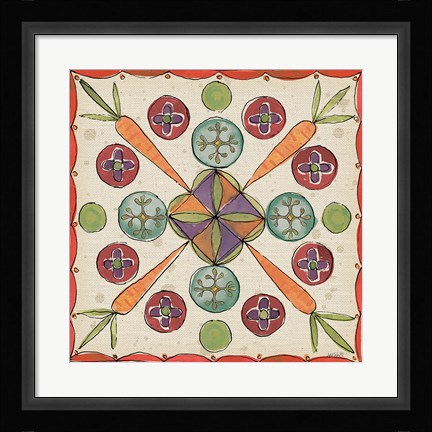 Framed Farmers Feast Tiles I Print