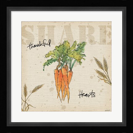 Framed Farmers Feast Harvest V Print