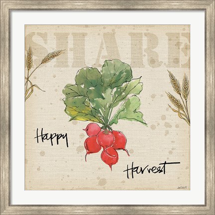 Framed Farmers Feast Harvest II Print