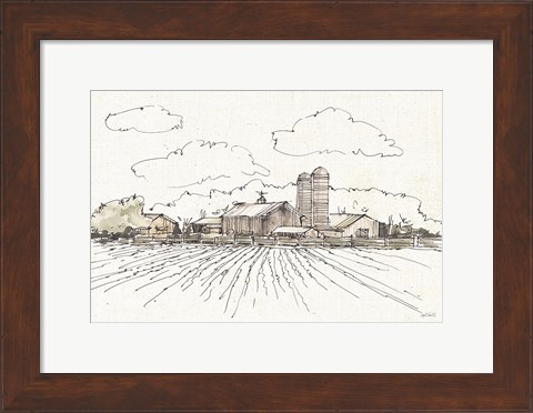 Framed Farm Memories I Print