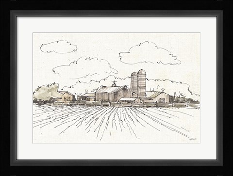 Framed Farm Memories I Print