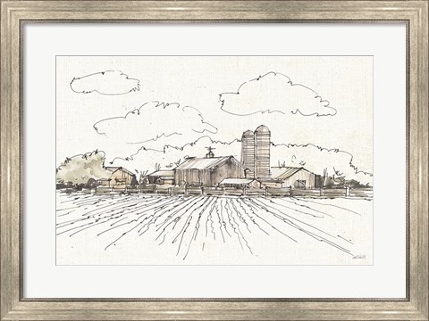 Framed Farm Memories I Print