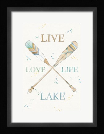 Framed Lakehouse V v2 Print