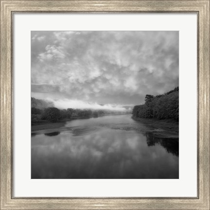 Framed Morning on the River Print